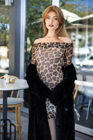 Leopard print dress