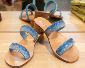 Diamond Blue Sandals